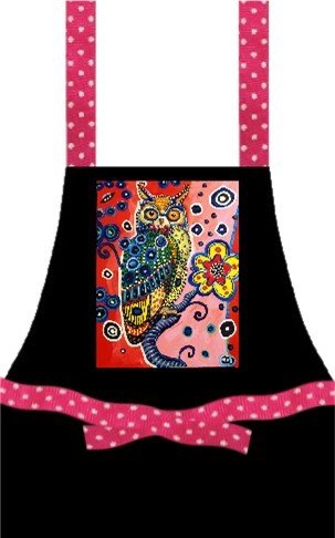 Artful Aprons's Mad Owl by Mark Durham