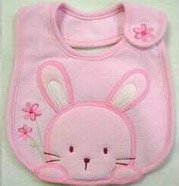 Bib : Carters Bear Pink