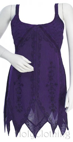 Gothic Mini ZigZag Sun Dress