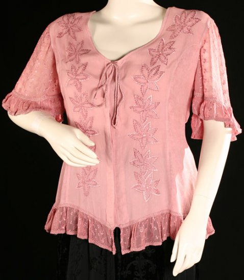 CHIFFON RENAISSANCE GYPSY Victorian TOP