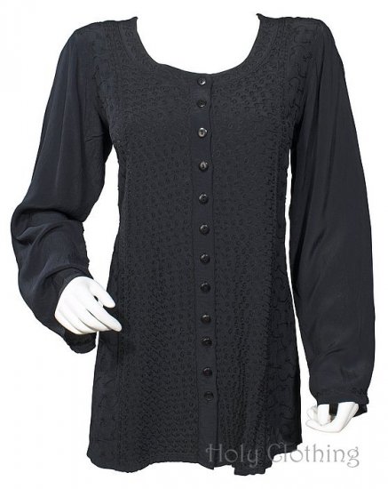 Flowing GOTHIC Hem RENAISSANCE Chiffon TOP