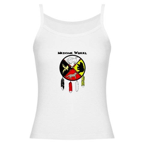 Black Foot Crow Medicine Wheel Womens Tank t-shirt