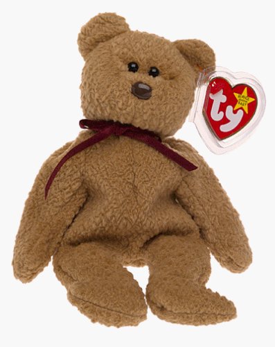 TY Beanie Baby Curly Bear