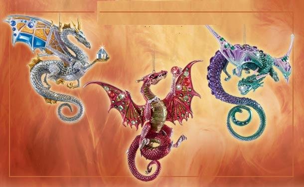 Dragons Of The Crystal Cave Ornament