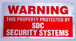 Security Sticker -SDC