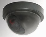 Dome Dummy Camera with Flashing LED Light