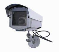 Dummy Camera in Outdoor Housing w/ Light