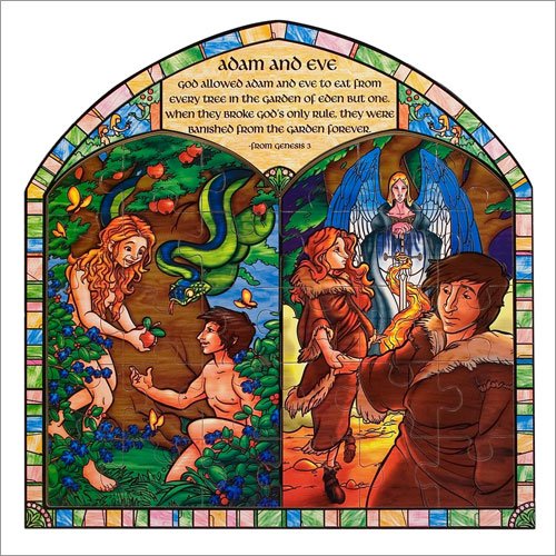 Melissa and Doug - Adam and Eve Religious Puzzle
