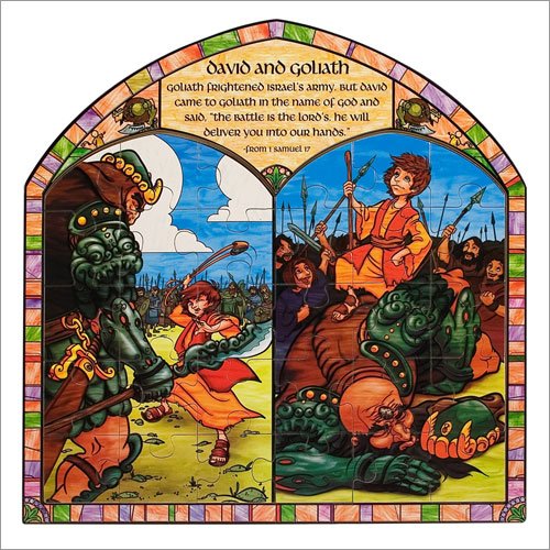 Melissa and Doug - David and Goliath Religious Puzzle