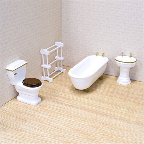 Melissa and Doug - Dollhouse Bathroom Furniture
