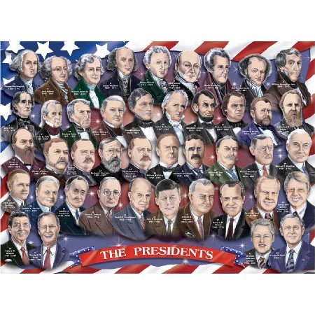 Presidents of the USA 100pc Floor Puzzle