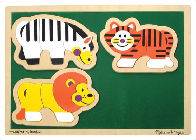 Melissa and Doug - Zoo Animals Shaped Puzzle