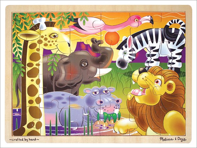 Melissa and Doug - African Plains Wooden Jigsaw Puzzle