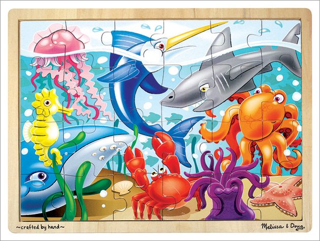 Melissa and Doug - Under The Sea Wooden Jigsaw Puzzle