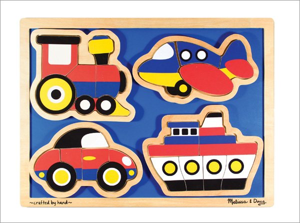 Melissa and Doug - Things That Go Shaped Puzzle