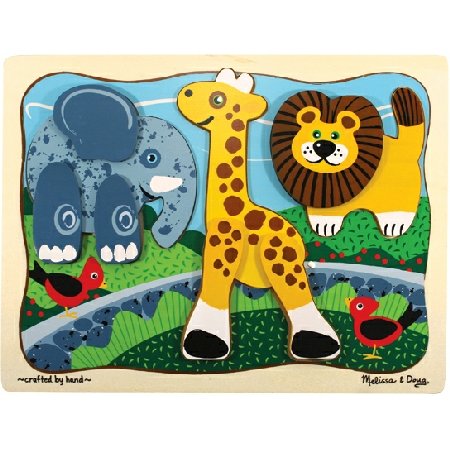 Melissa and Doug -Zoo Crew Layered Puzzle