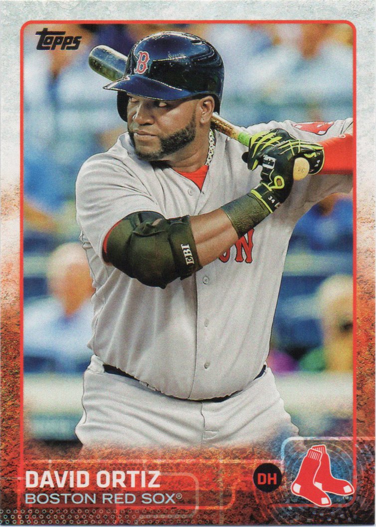 David Ortiz 2015 Topps 500 Boston Red Sox Baseball Card