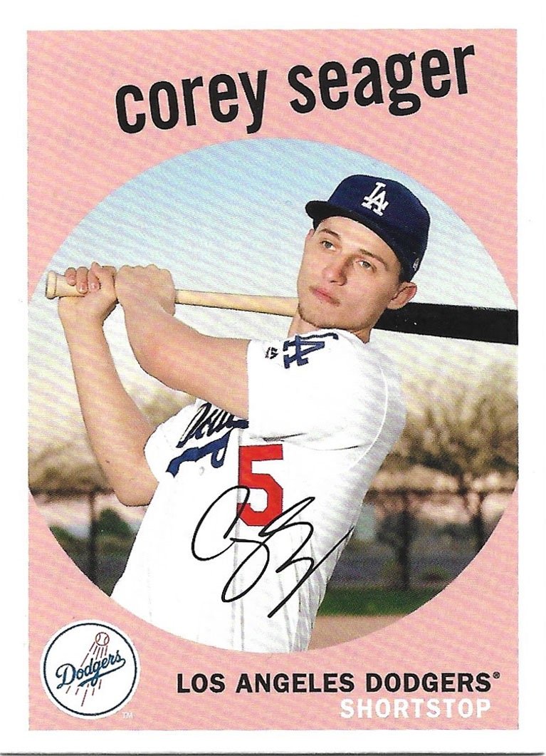 Corey Seager Topps Archives Los Angeles Dodgers Baseball Card