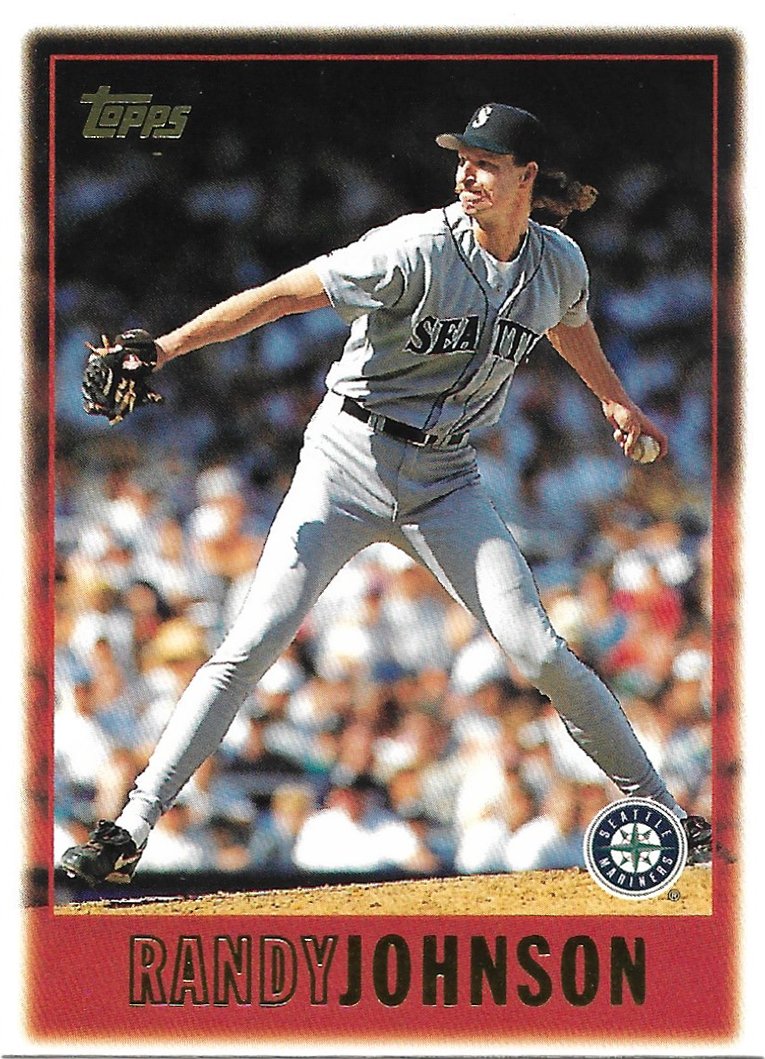 Randy Johnson Topps Seattle Mariners Baseball Card