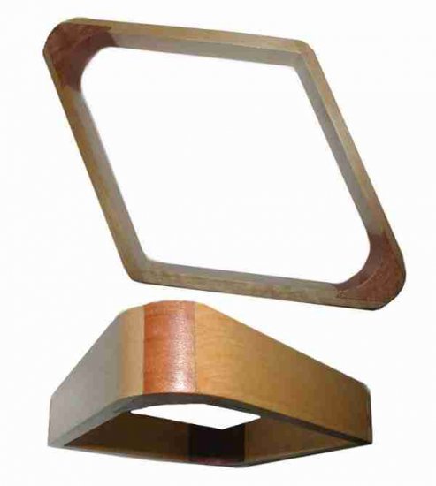 NINE BALL RACK...OAK Finish
