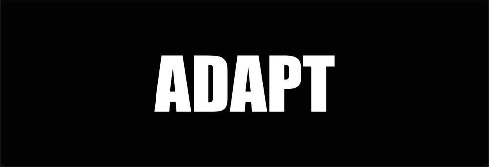Adapt Vinyl Decals / Stickers 2(TWO) Pack