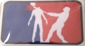 Zombie MLB Vinyl Decal / Sticker