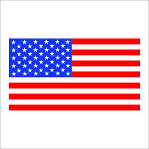 USA America Flag Vinyl Decal / Sticker