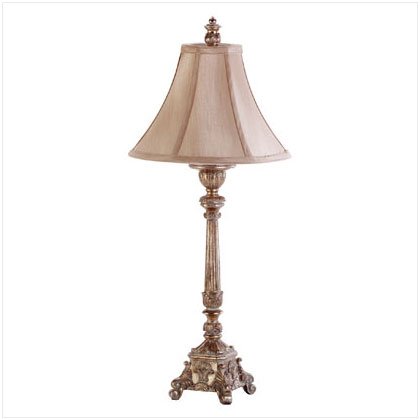 BAROQUE GOLD FOIL LAMP/SHADE