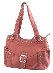 Alexandra Jordan Rouge Leather Shoulder Bag