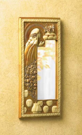 FLORAL DREAM MIRROR-POLYRESIN