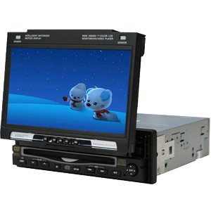 One Din CAR IN-DASH DVD PLAYER 2988