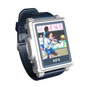 1.5 inch Screen Watch Mp4 Player /512M (Blue)-S808-3