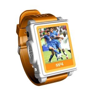 1.5 inch Screen Watch Mp4 Player /4G (Orange)-S808-4