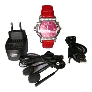 Watch MP3 Player 2G(red)-AD928