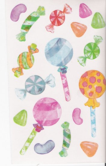 Maxi Vellum Candy Stickers