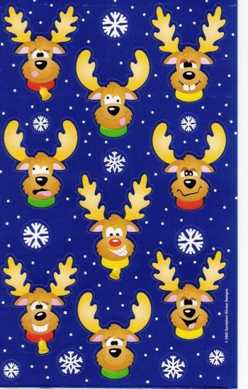 Maxi Reindeer Stickers
