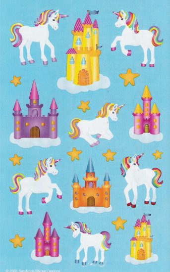 Maxi Unicorn Stickers