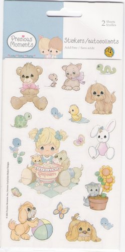 Precious Moments Popcorn Stickers
