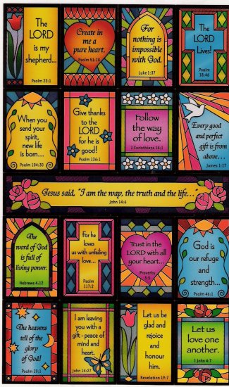 Christian Sayings Stickers