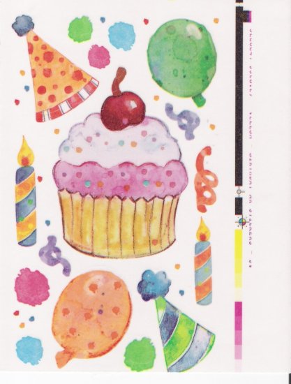 Maxi Cupcake Stickers