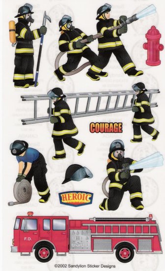 Firemen stickers