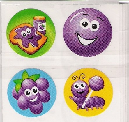 Grape scratch and sniff