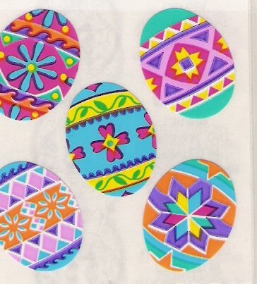 Easter Egg Stickers