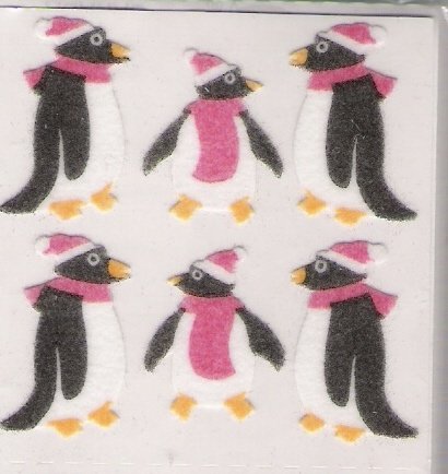 Fuzzy Penguins with scarfs