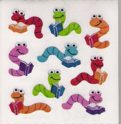 Mini Worms with Books
