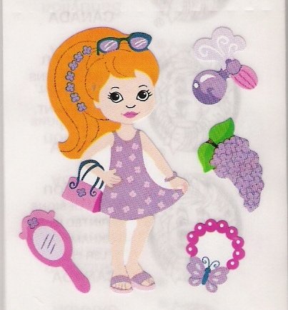 Scratch and Sniff Grape with girl