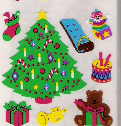 Christmas tree and presents