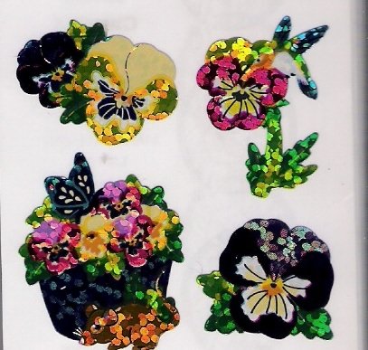 4 Purple Violets