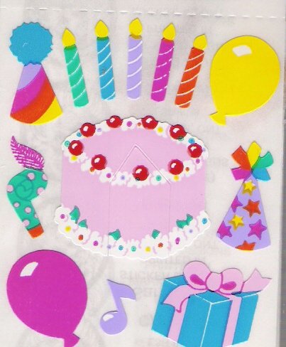 Birthday Candles and Cake
