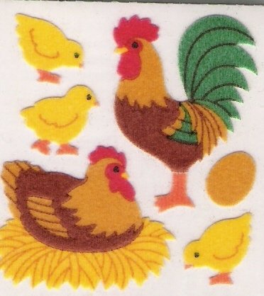 Fuzzy Turkey and Chicks